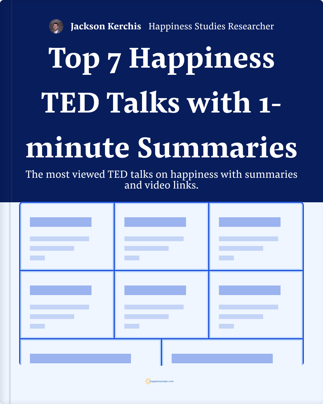 Top 7 Happiness TED Talks with 1-Minute Summaries